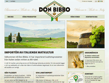 Tablet Screenshot of donbibbo.com